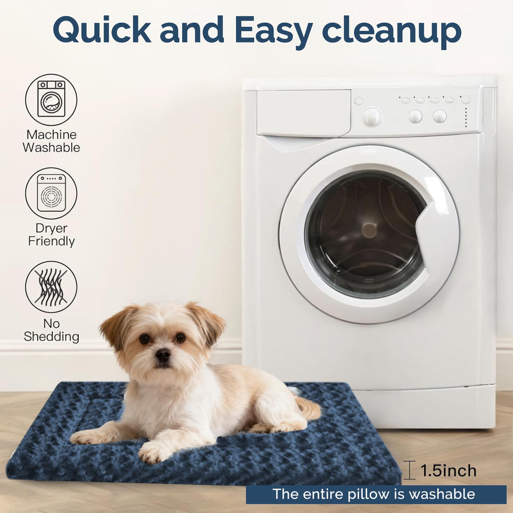 pobopobo tapis 24x18 po pour petits chiens, soutien moelleux