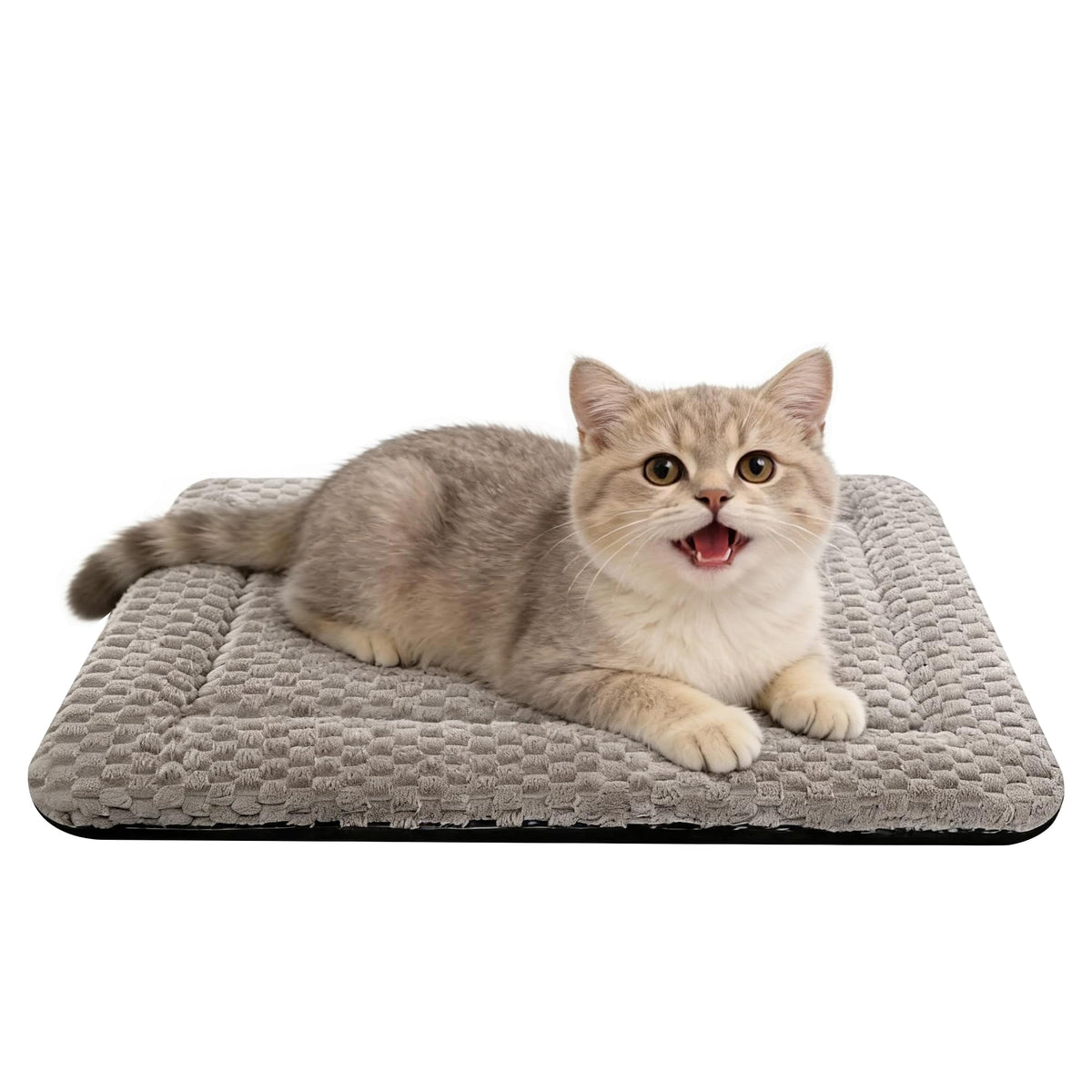 Tapis de cage Pobopobo, face peluche douce, confort assuré.