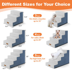 POCBLUE escalier avec poches latérales pour accessoires du chien.