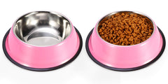 Bol Podinor en inox anti-glissement, parfait pour des repas calmes.