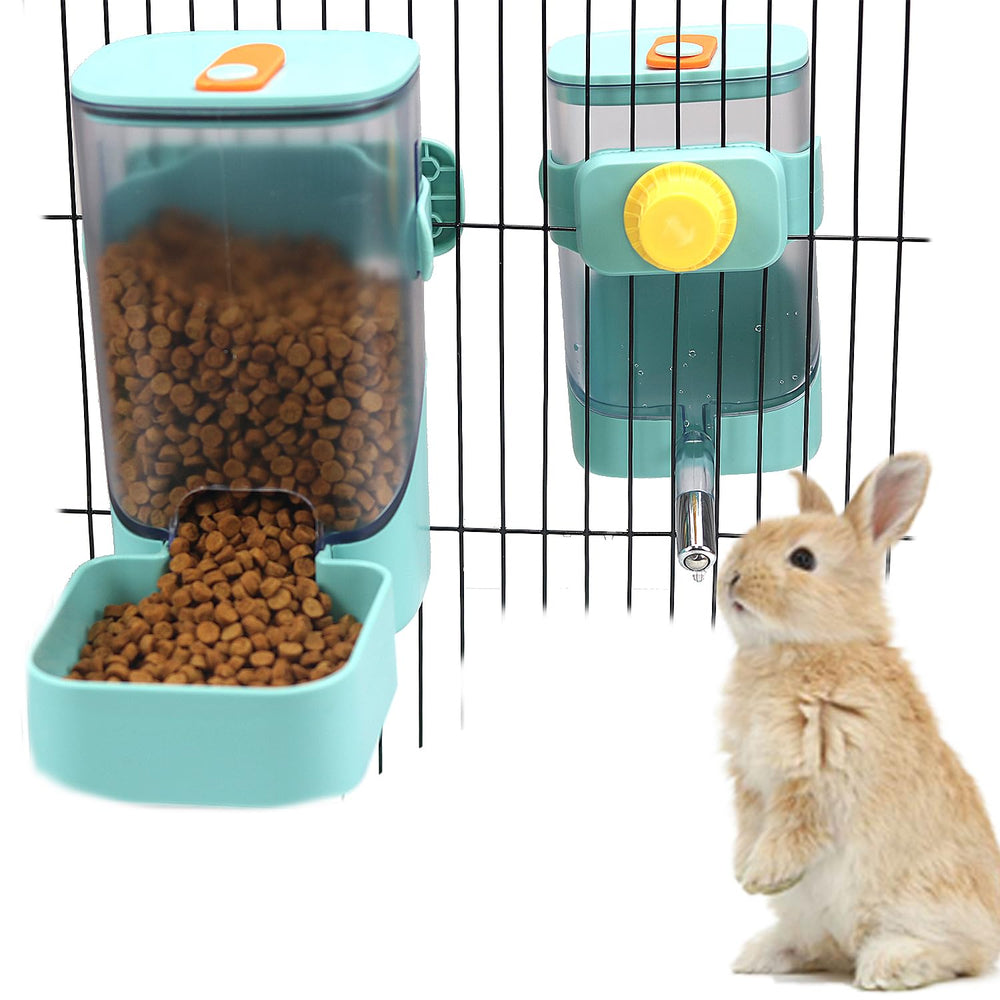 PODOO distributeur d’eau pour lapin avec remplissage facile et niveau visible.