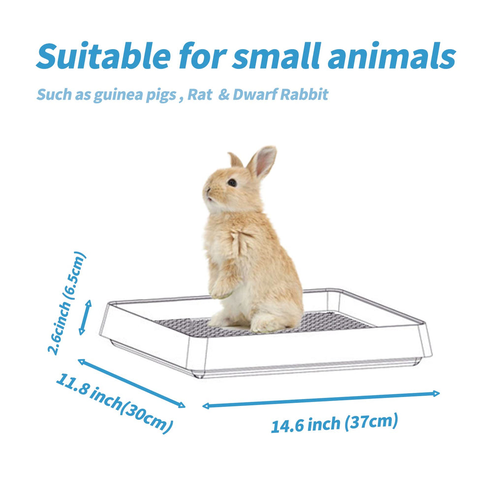 PODOO litière-grille-haute: grille robuste évite le contact avec les débris.