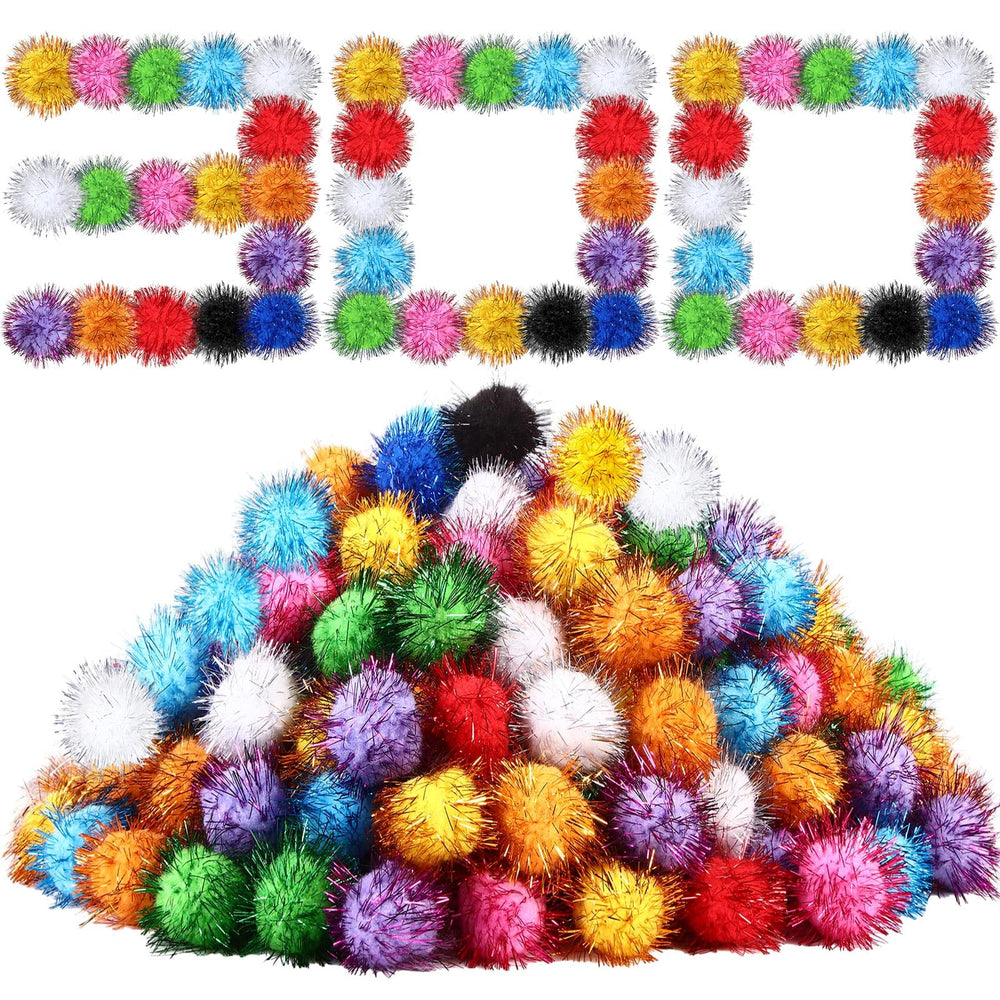 Poen boules chat pom-pom 1,8 pouces pour stimulation ludique.