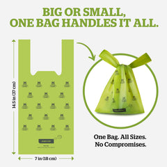 Pogi’s Sacs crottes chien dispense plat, tirage fluide et rangement pratique.
