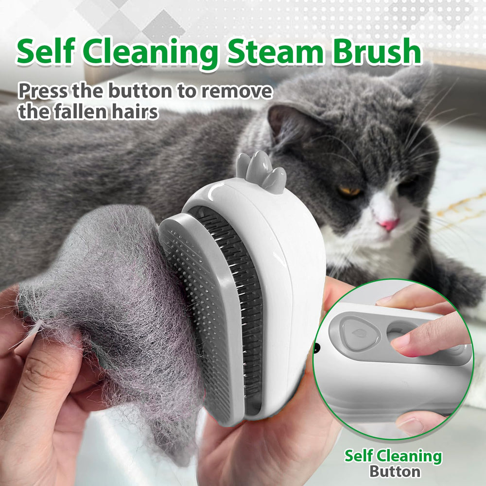 POIIOPY brosse vapeur auto-nettoyante pendant le grooming