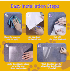 Polamg adhésif durable, solution anti-griffures pour murs et portes.