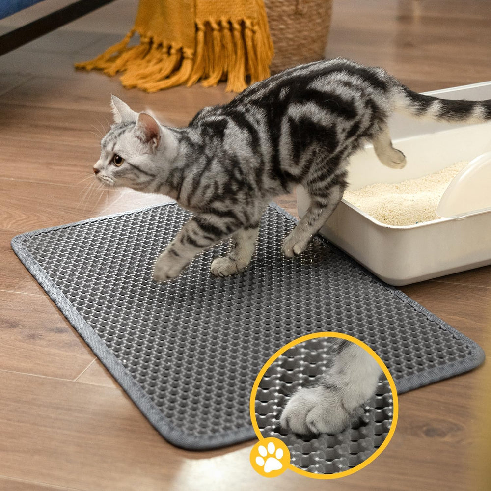 Polarduck tapis gris au design discret s’intègre dans le salon