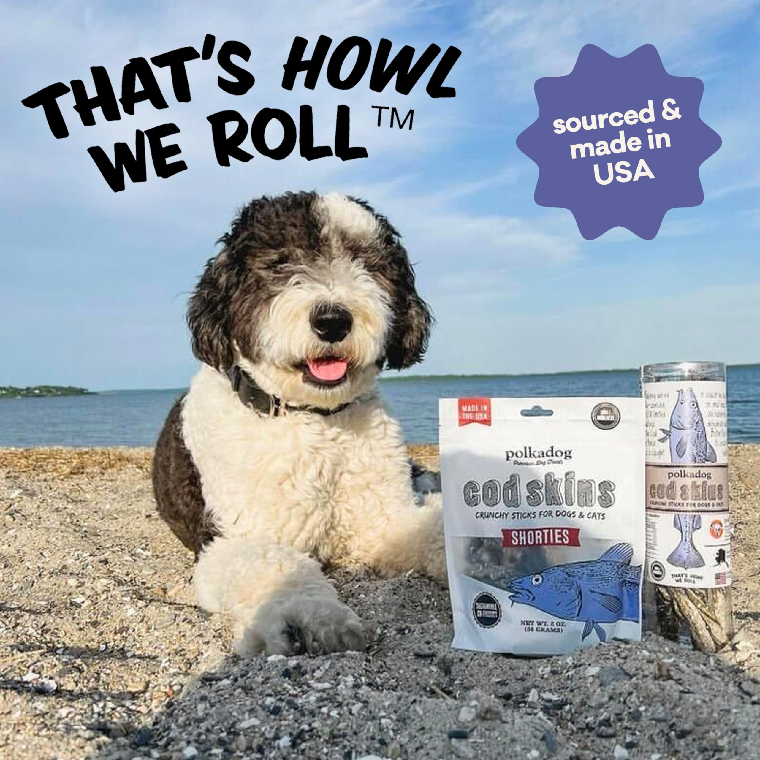 Polkadog cabillaud sauvage d'Alaska, origine responsable.