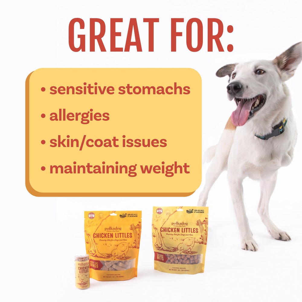 Polkadog sans conservateurs friandises légères et quotidiennes.
