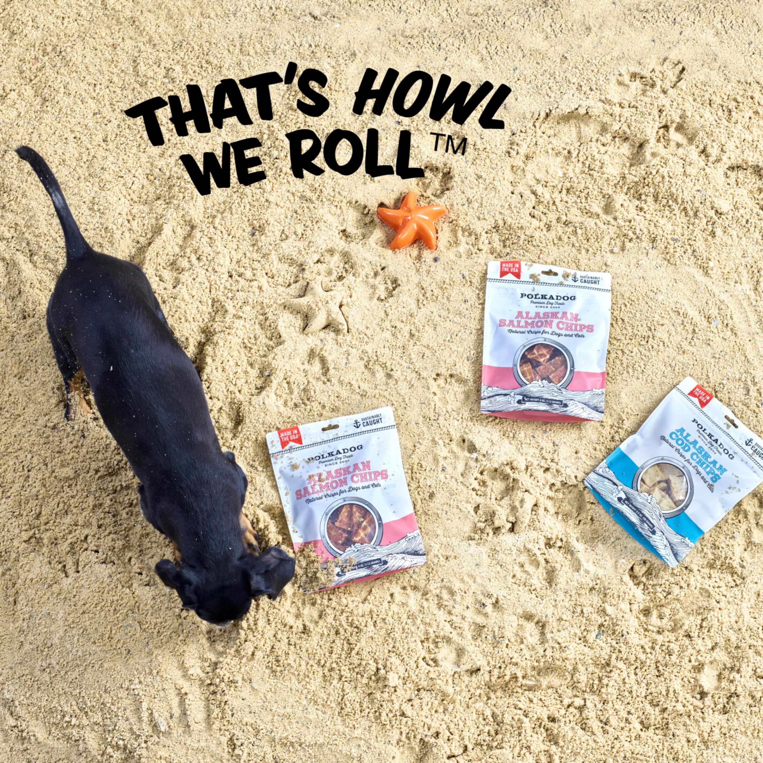 Polkadog snack chien toutes tailles, friandise polyvalente et pratique.