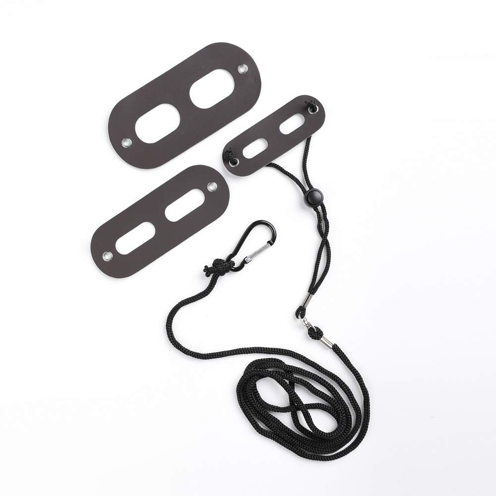 Laisse POLKASTORE en cuir et nylon durable pour reptile.
