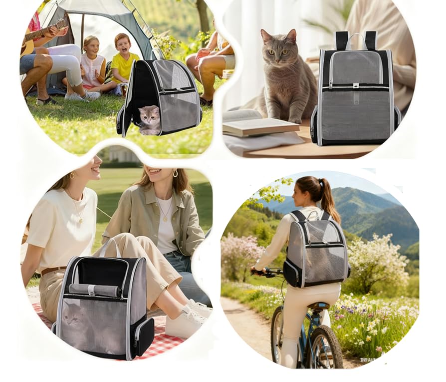Pollason sac-dos chat-chien, ventilation maillage pour respirer durant les balades.