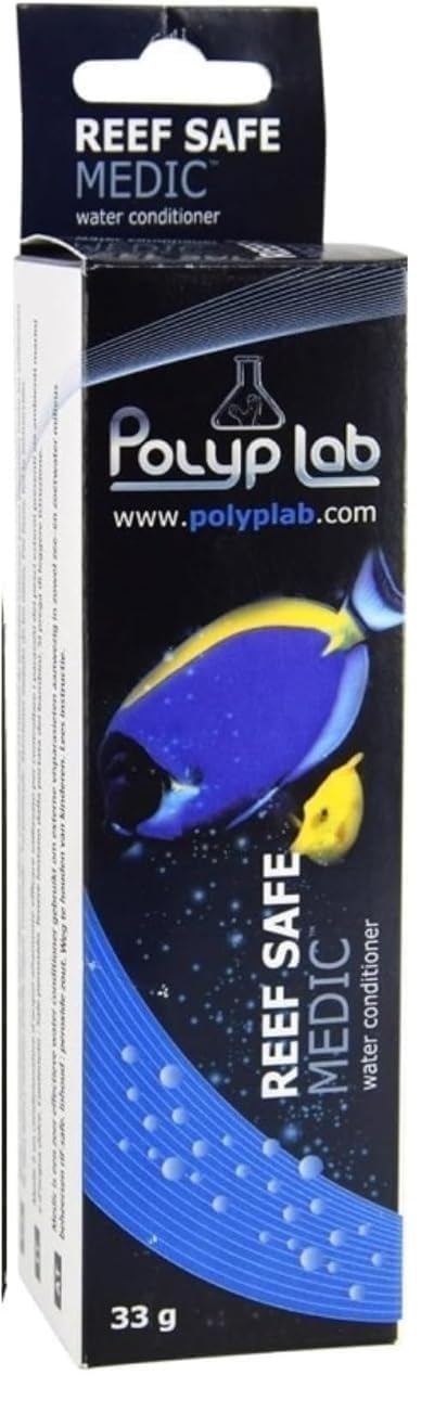 POLYPLAB MEDIC élimine les parasites marins pour un aquarium plus sain.