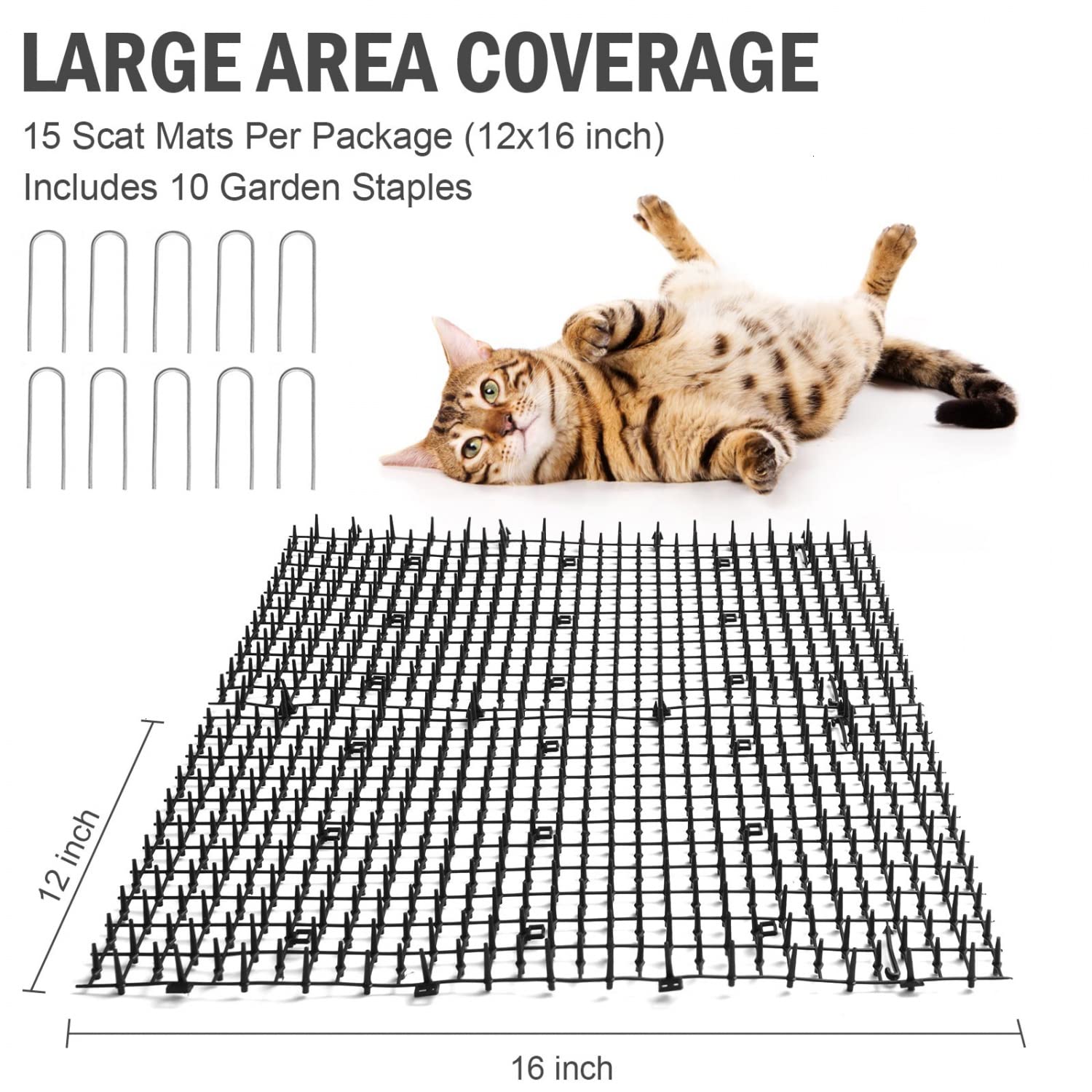 Pomeat Tapis scat flexible et facile à découper pour adaptabilité.