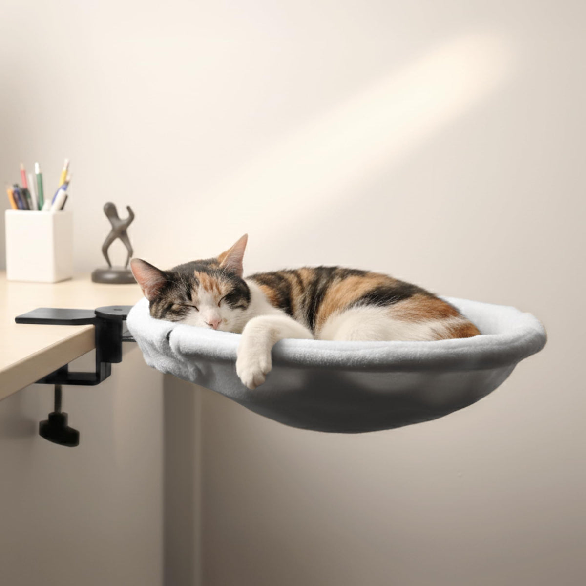 POMESEA Hamac Chat Bureau sur bureau, proche de vous pendant le travail