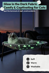 POMESEA housse respirante pour lit hamac chat, maintien au frais.