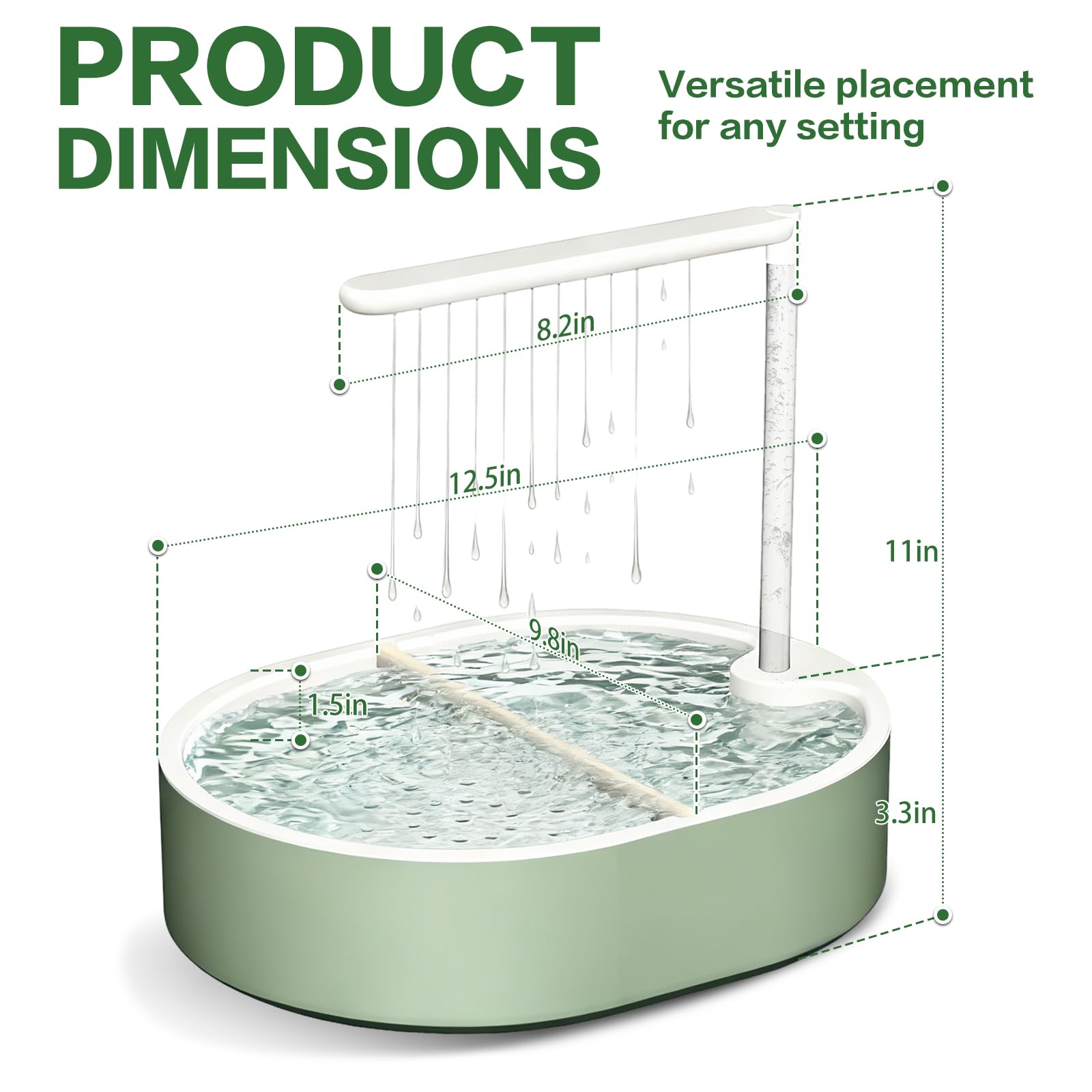POMFAEE pompe USB 5V assure un flux d'eau continu pour le bain.