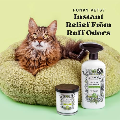 Poo-Pourri Purrfectly Bamboo Odeur Litière rafraîchit l air autour de la litière