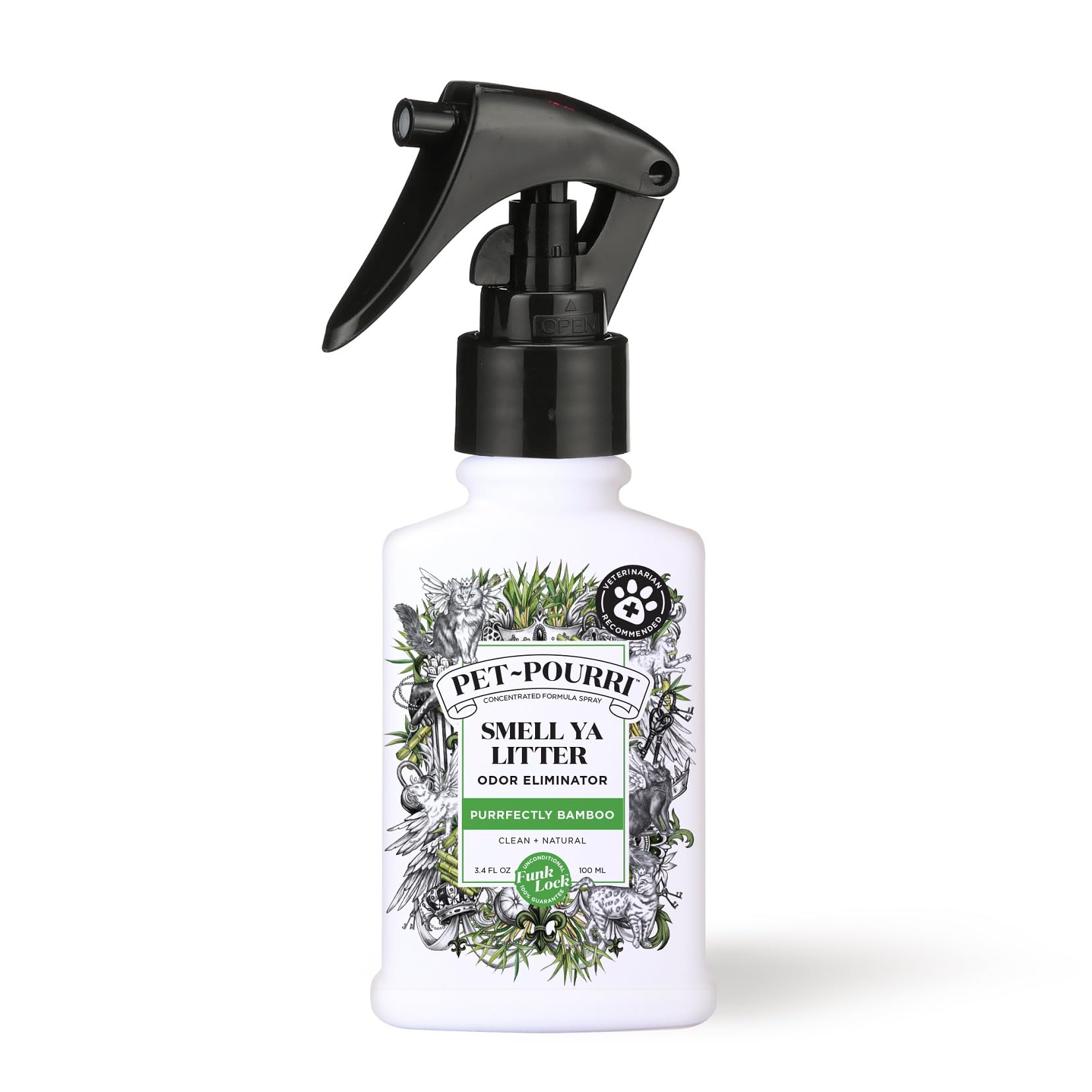 Poo-Pourri Purrfectly Bamboo Litière Spray neutralise les odeurs de litière