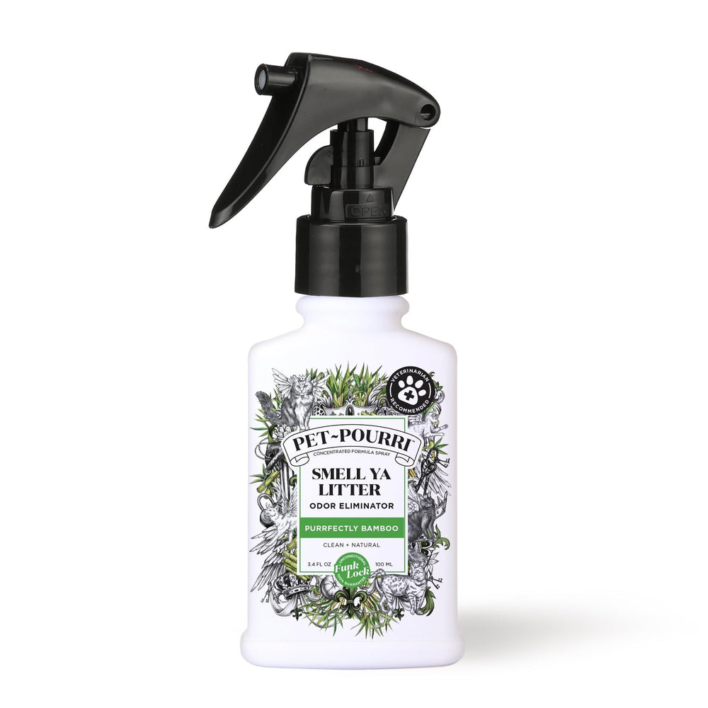 Poo-Pourri Purrfectly Bamboo Litière Spray neutralise les odeurs de litière