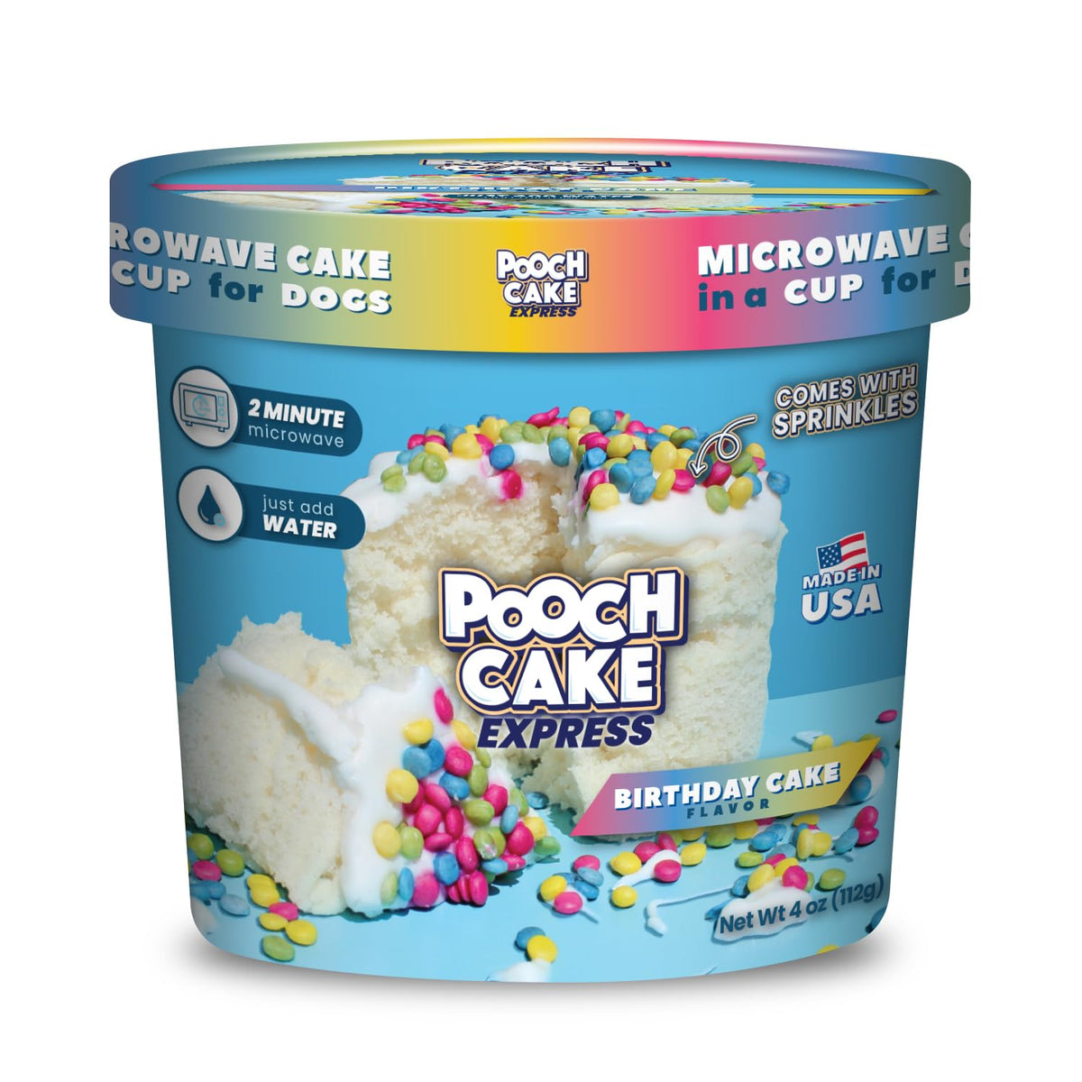 Pooch Cake Express gâteau anniversaire pour chien prêt à partager lors de la fête