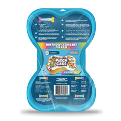 Pooch Cake Kit Gâteau Anniversaire Chien, prêt à préparer pour l'événement.