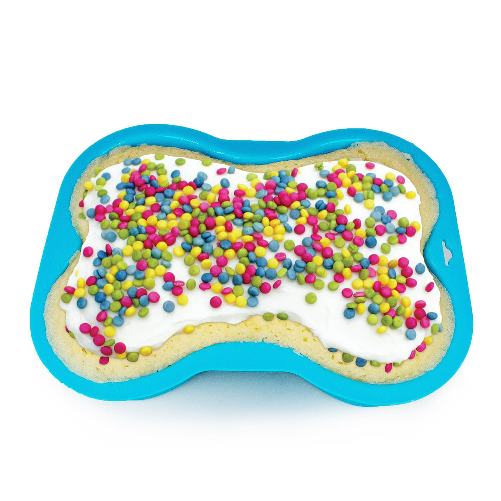 Pooch Cake Kit Moule Silicone Réutilisable, nettoyage facile et durable.