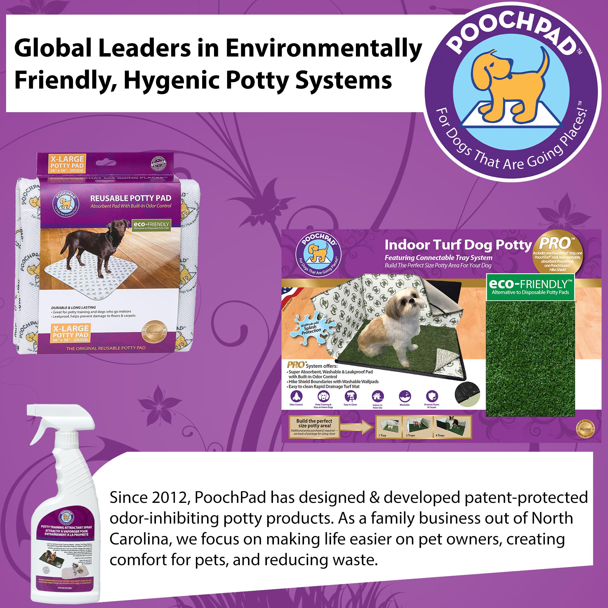 PoochPad Spray conseils de formation pour propreté canine