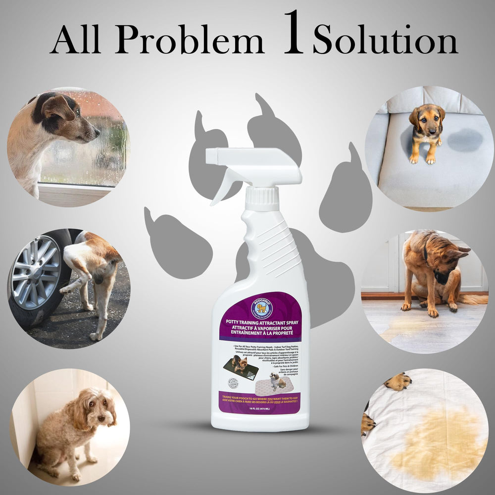 PoochPad Spray formulation non toxique fabriquée aux Etats-Unis