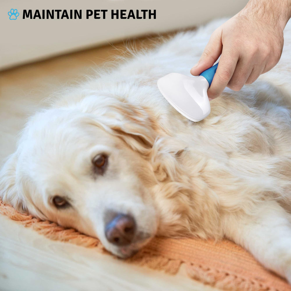 POODLIE Brosse Slicker poignée ergonomique: prise en main confortable pendant le brossage