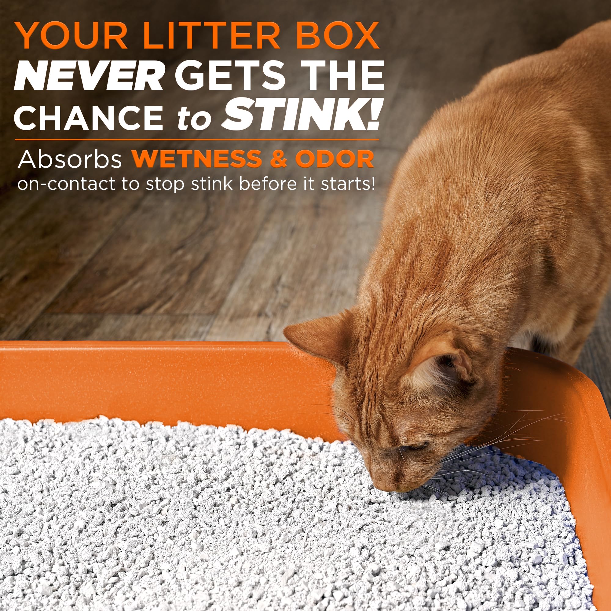 POOPH LITTERIZER absorption en temps reel des liquides et odeurs