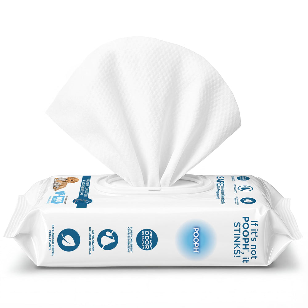 POOPH Pure Wipes: lingettes pratiques pour éliminer rapidement les odeurs.