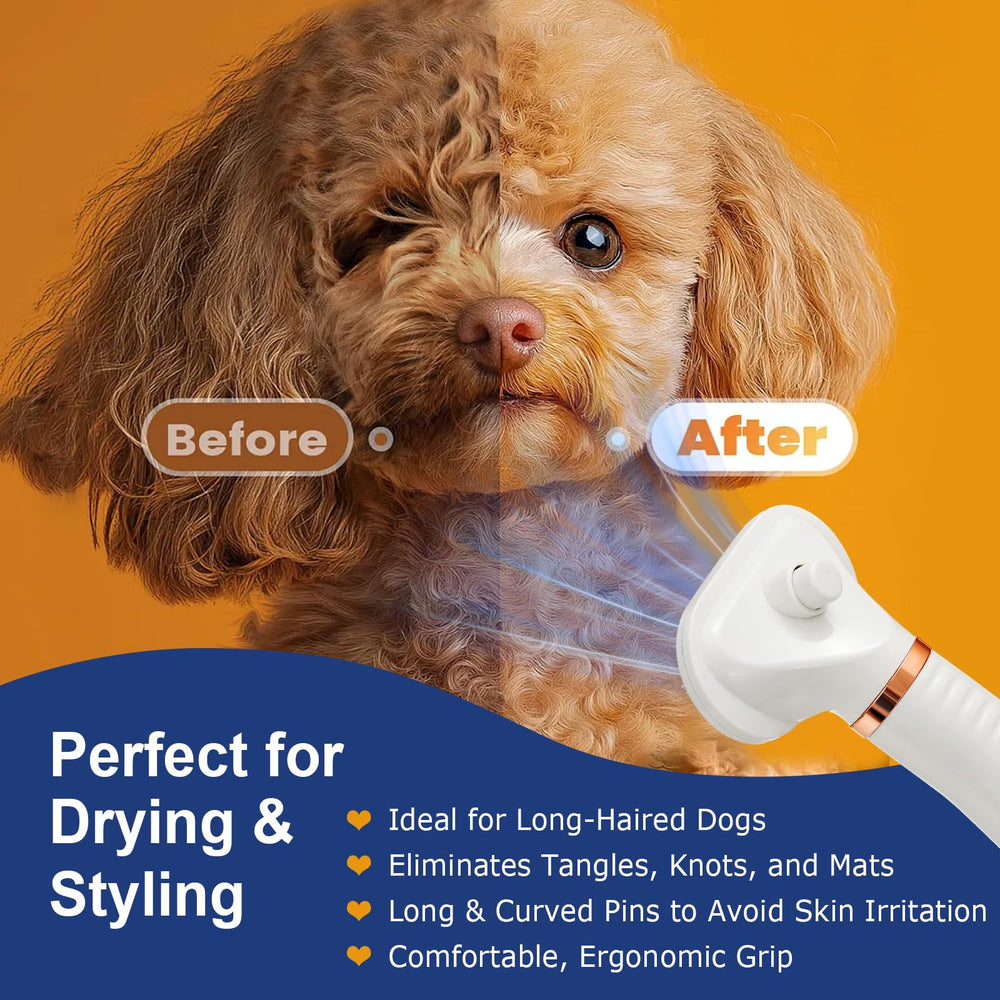 POPET brosse démêlage: douce pour chiens et chats sensibles.