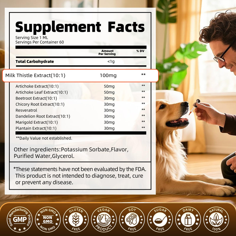 POPPAW emballage 2 oz, solution detox naturelle pour chiens.