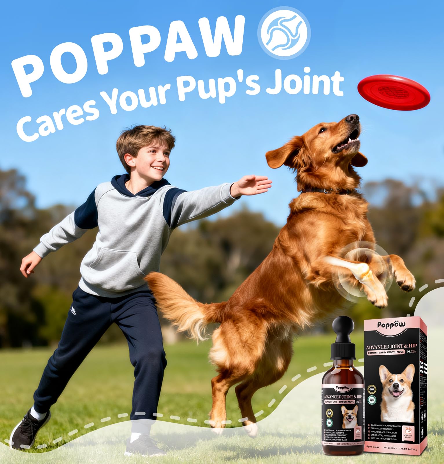 POPPAW sans gluten, sans OGM, sans sucre, sans lactose