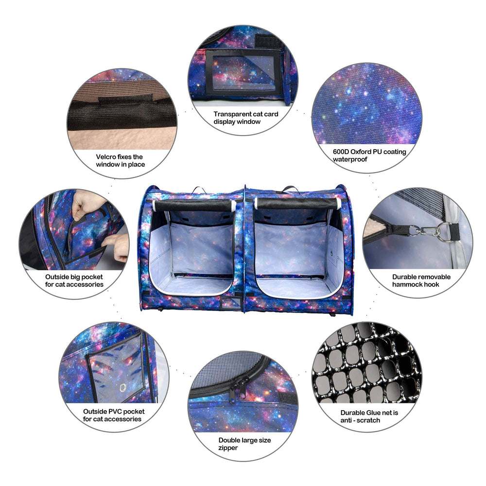 Porayhut Mispace cadre verre pliable, structure robuste et légère
