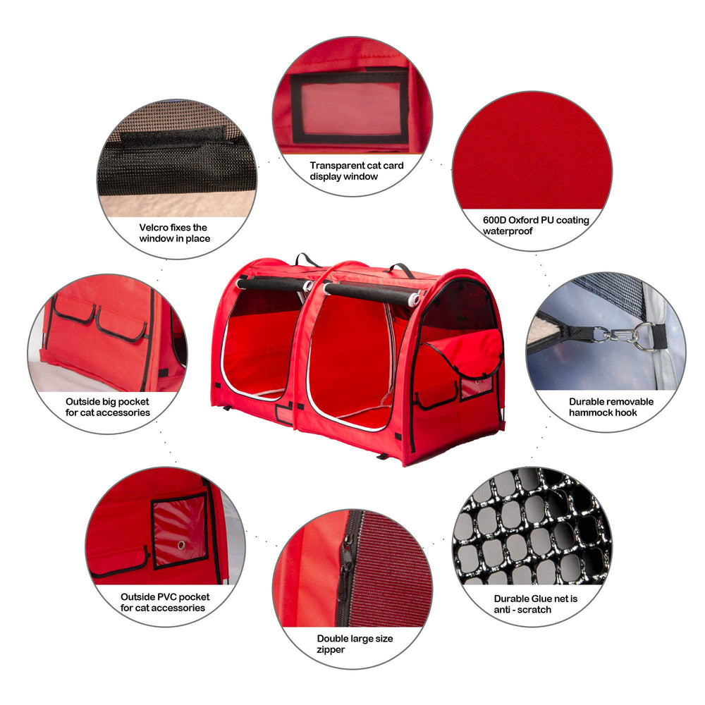 Porayhut Mispace bac litière pliable pour espace propre et pratique