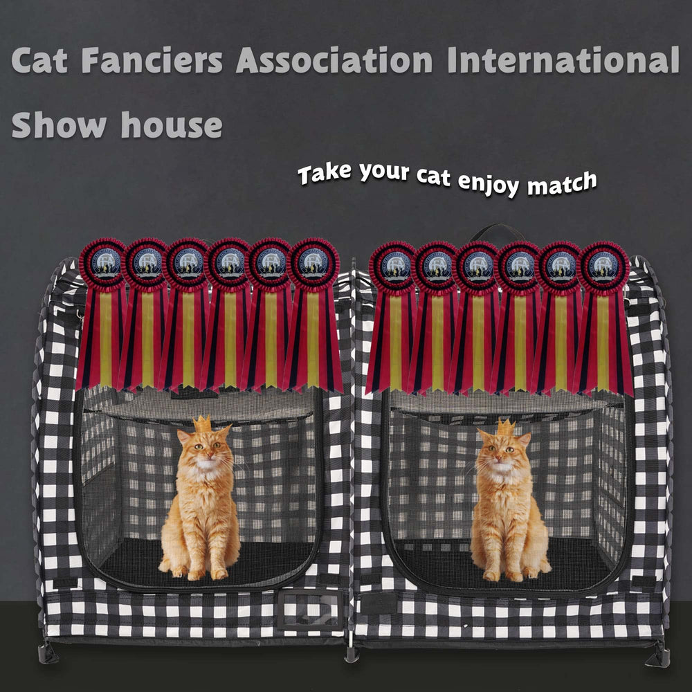 Mispace porayhut cage-chat prête pour le voyage, pliage rapide.