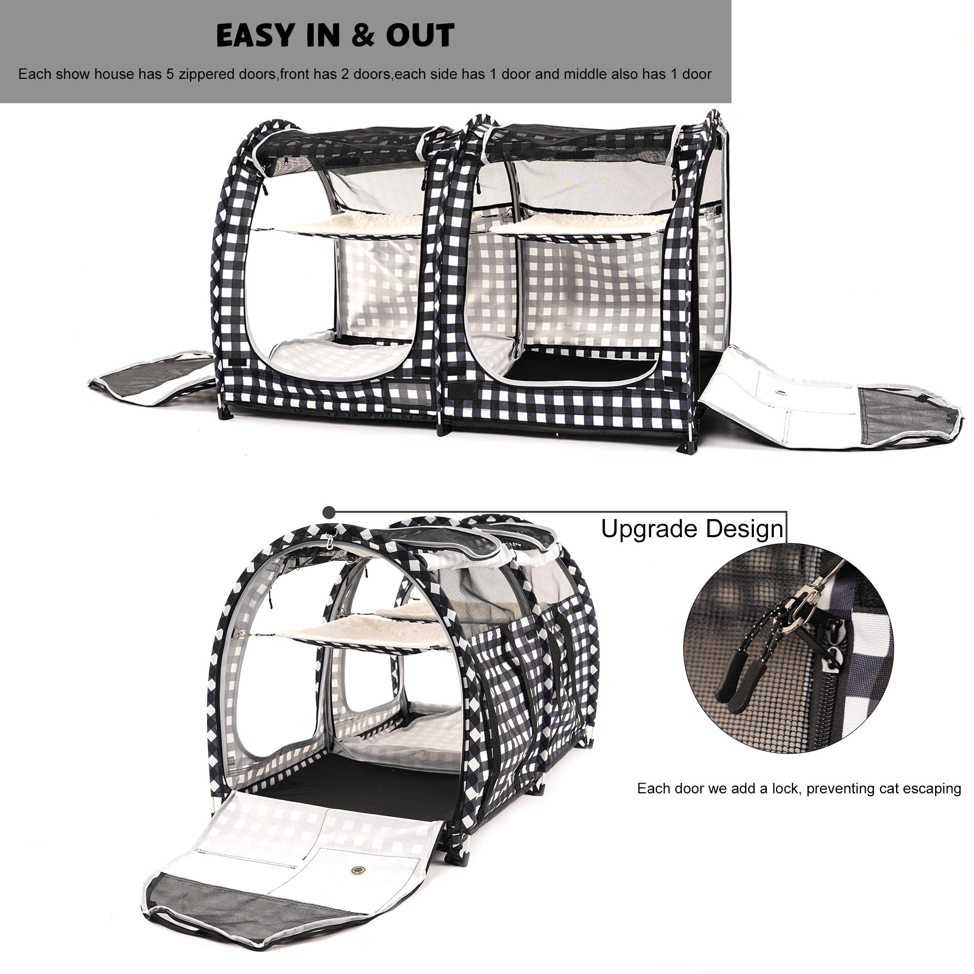 Mispace porayhut hamac flanelle détachable pour repos doux.