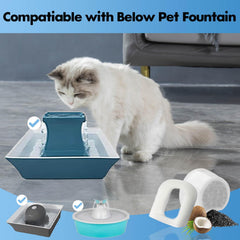 Porens éponges pré-filtre à haute densité pour fontaine, remplacement facile.