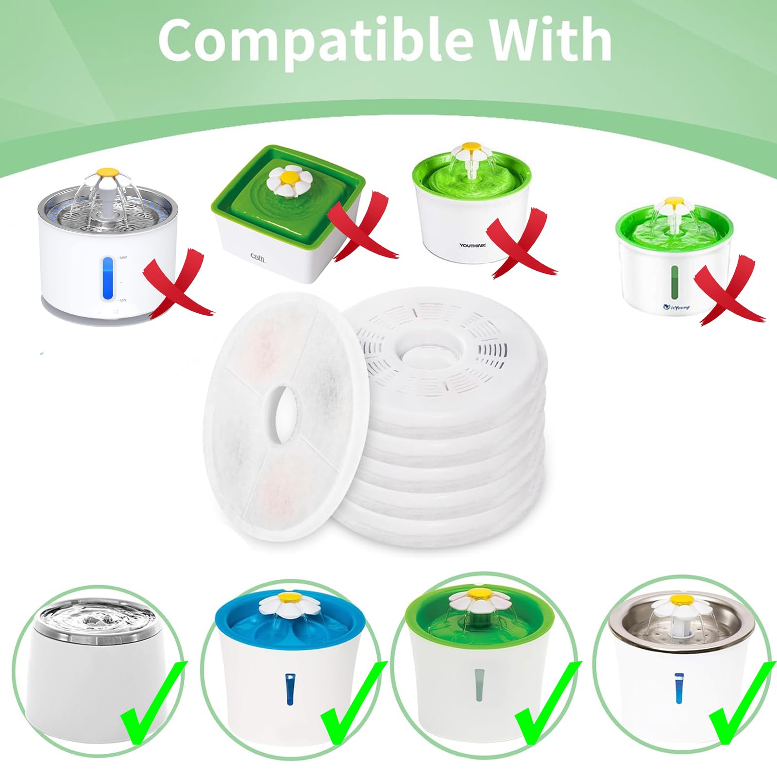Filtration triple Porens: coton, PP et charbon actif pour eau limpide.
