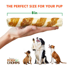Taille idéale pour chiens moyens et grands, facon de tenir la friandise