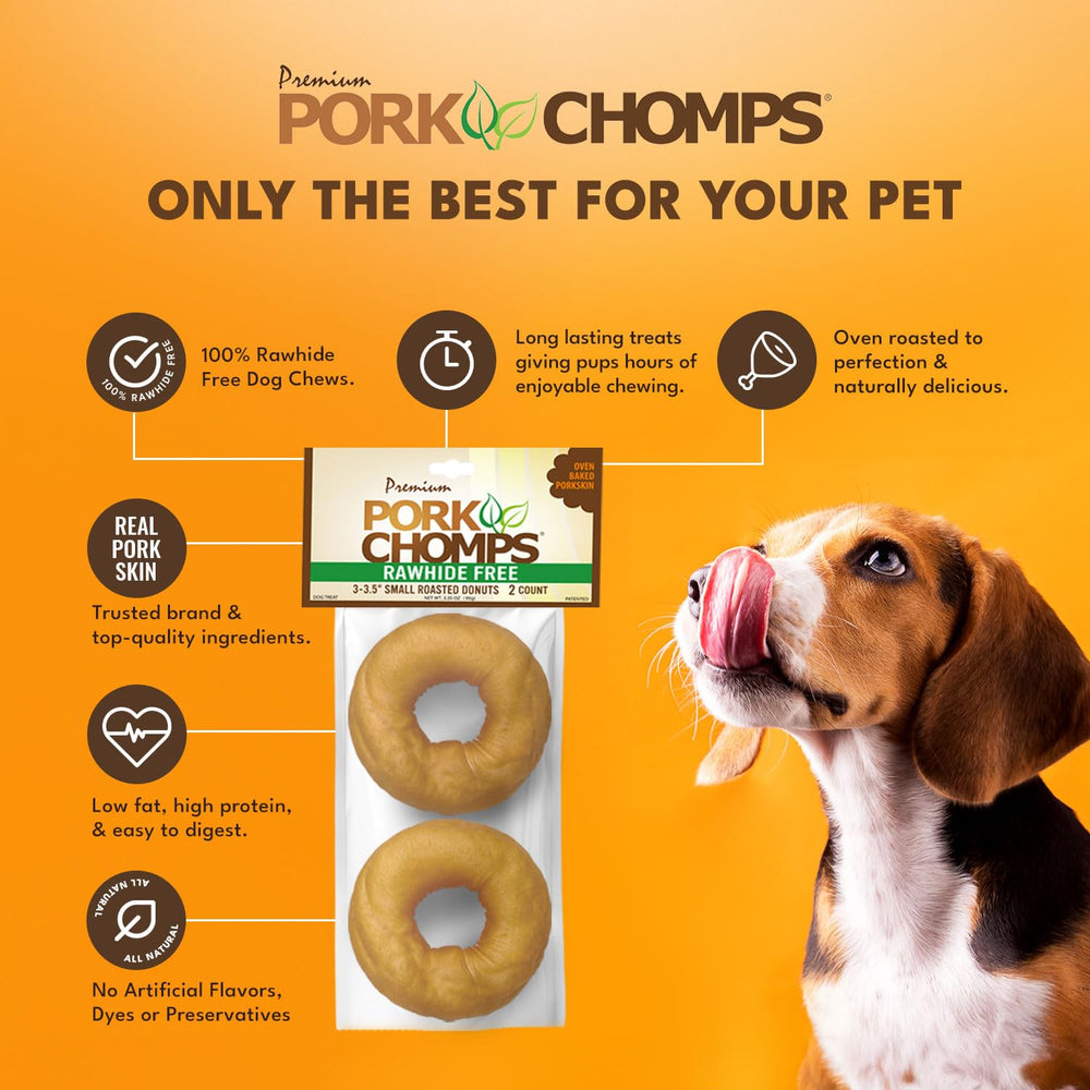 Pork Chomps gout-poulet-reel: saveur naturelle qui attire et récompense.