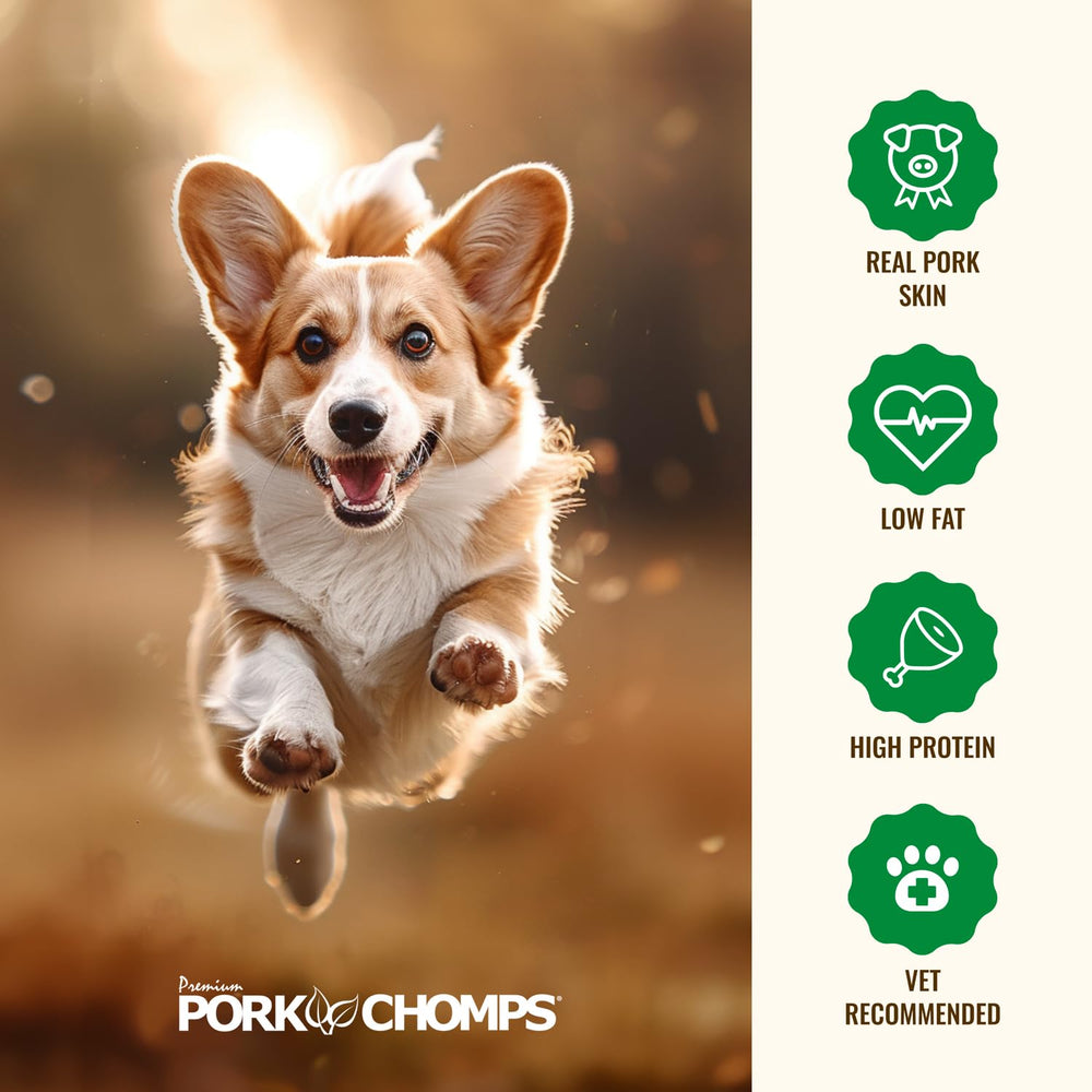 Pork Chomps parfait pour petits chiens et chiots pendant les jeux