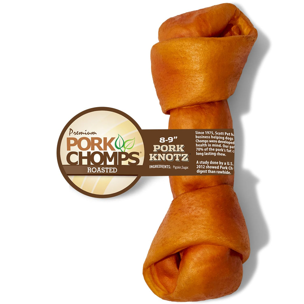 Pork Chomps: marque leader depuis 2006, qualité et sécurité.