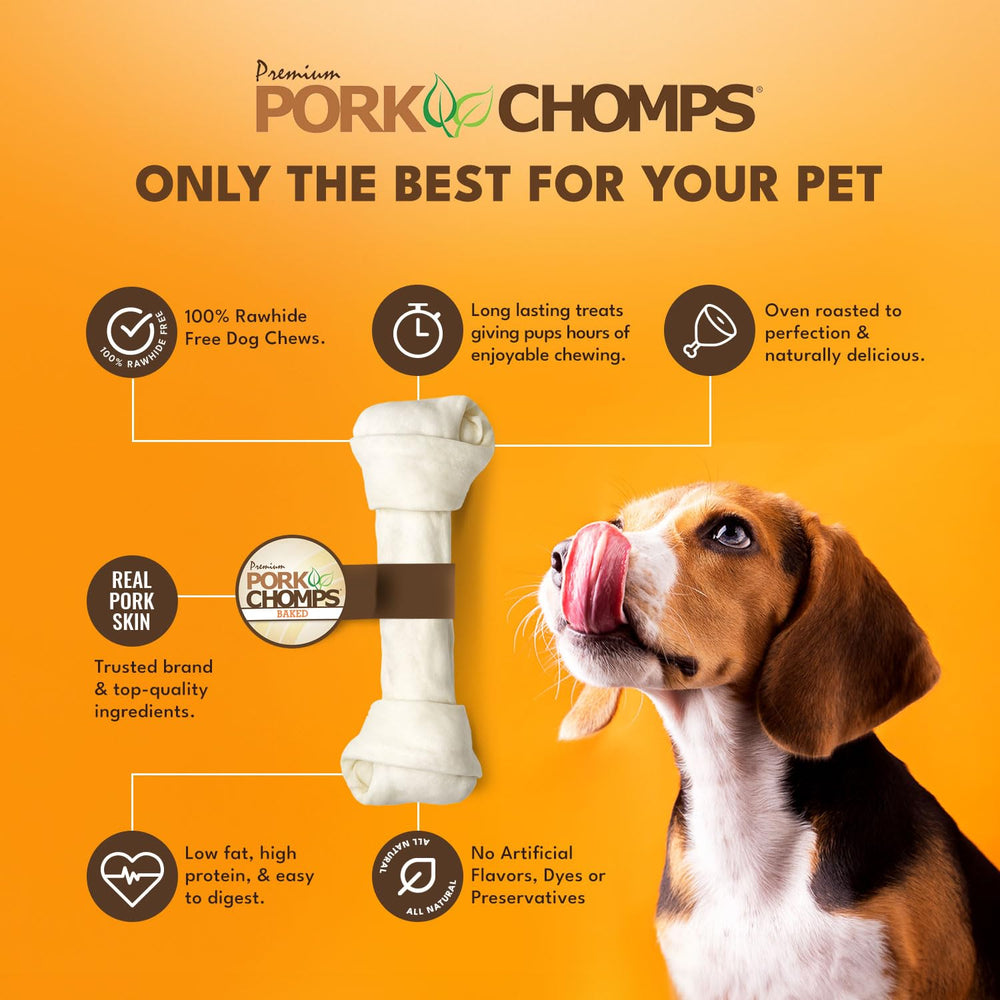 Pork Chomps - peau de porc cuite, texture savoureuse et croquante.
