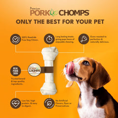Pork Chomps - peau de porc cuite, texture savoureuse et croquante.