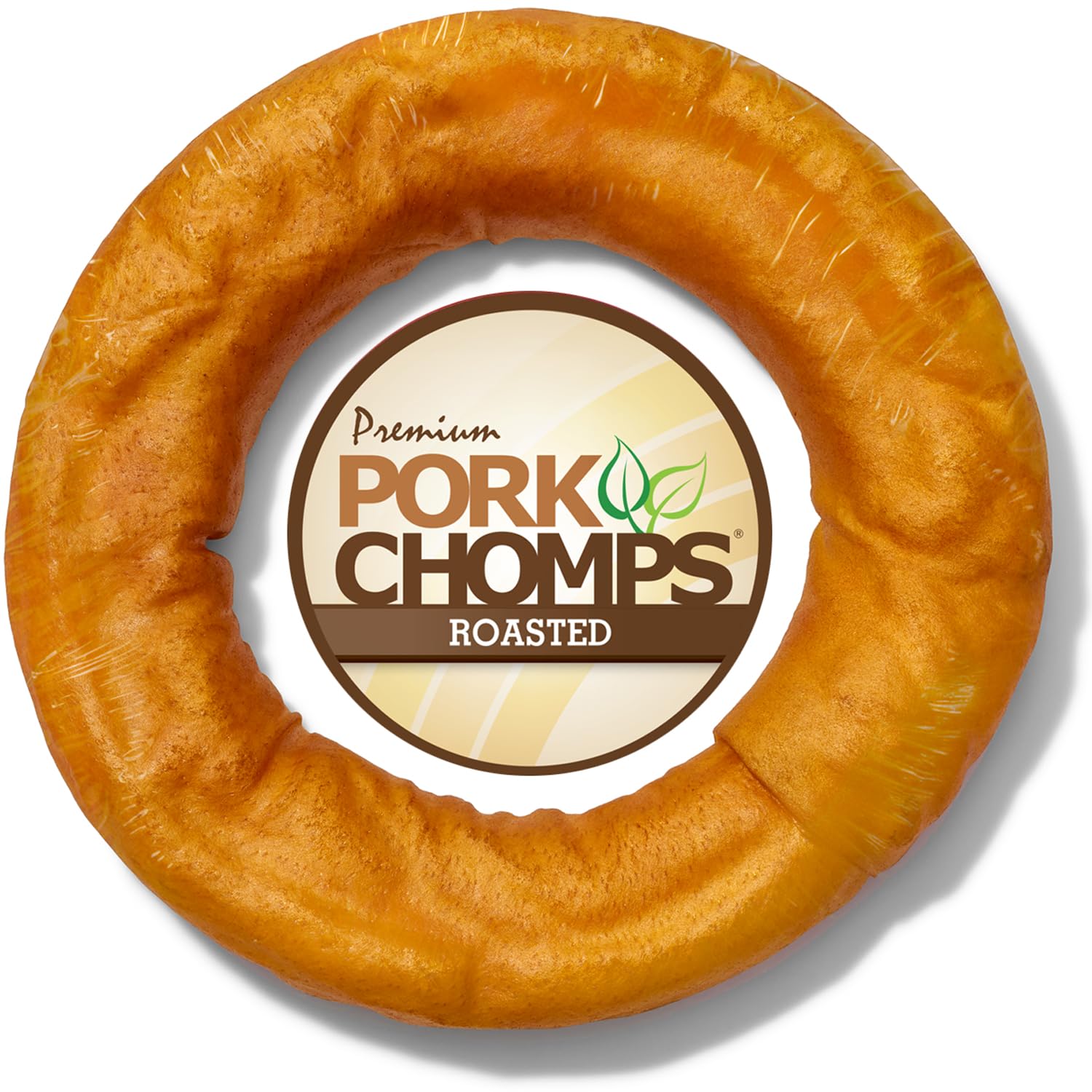 Pork Chomps peau de porc roti bagel, plaisir durable pour la mastication.