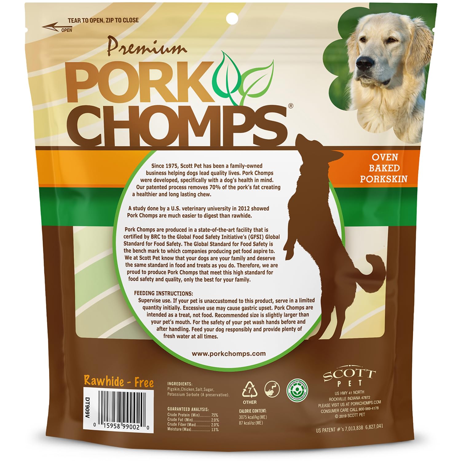 Pork Chomps : réduction de gras grâce à un procédé breveté.