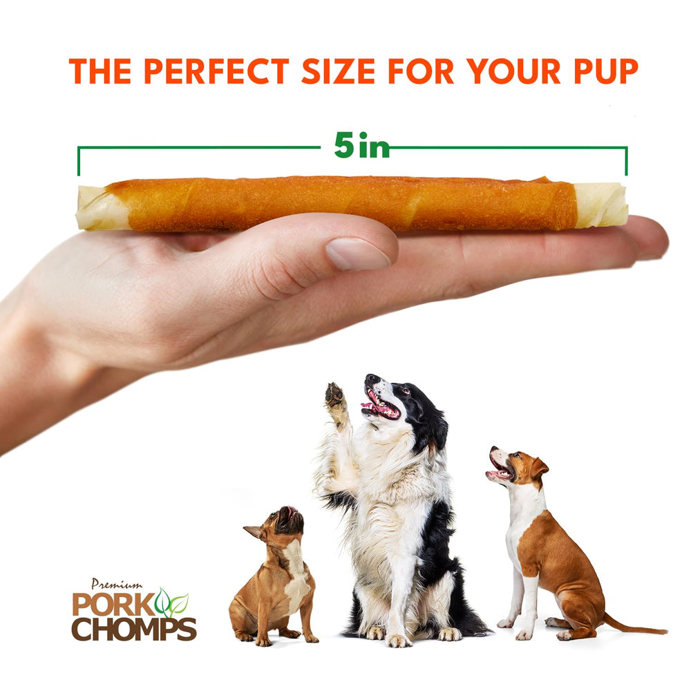 Pork Chomps : emballage refermable facilitant le stockage et la fraîcheur.